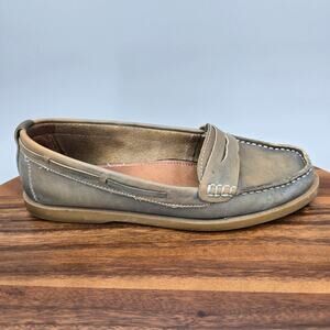 Bed Stu Shoes Women's 7 Faded Leather Aunt Rose Slip On Comfort Penny Loafers